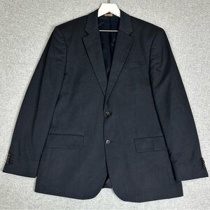 Banana Republic Blazer Mens 42R Two Button Sport‎ Coat Jacket Polyester Viscose